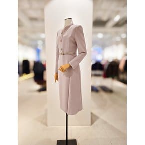 [파주점] [더아이잗컬렉션]벨티드 브이넥 버튼 롱 원피스 CPAA0OP221