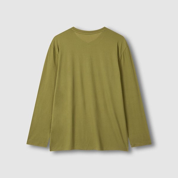 남 피치스킨 긴팔 파자마 티셔츠 J206901127047