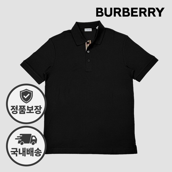 남성 폴로 카라 반팔 티셔츠 81123931 HARTFORD 블랙