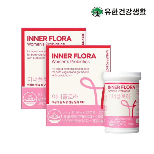 여성 질 건강 유산균 이너플로라 (30일분)x2박스