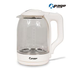유리 포트 KEP-G18W 1.8L 스테인레스열판 무선포트 내열유리 /HB