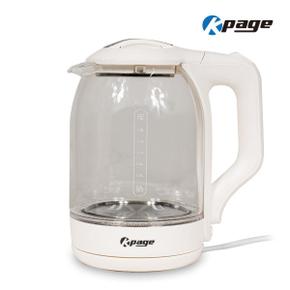 유리 포트 KEP-G18W 1.8L 스테인레스열판 무선포트 내열유리 /HB