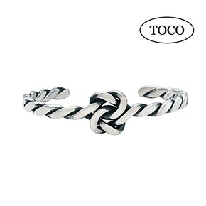 925 Silver Twister Bangle