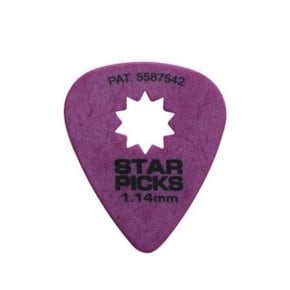 피크 StarPick 1.14mm Purple 통기타피크 악기소품_W0CF031