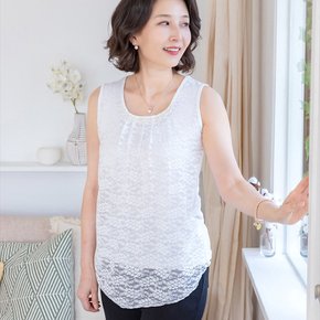 T56729 진주셔링 랏셀 이중 쿨나시/중년여성의류