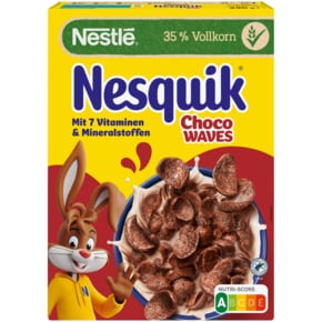 네슬레 Nestle 네스퀵 시리얼 인텐스 초코 웨이브 330g