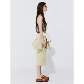 Back Cut-out Sleeveless Dress_Light Green