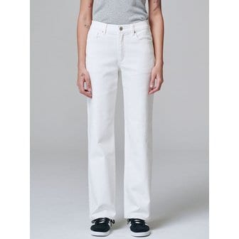 마롭(MaLoupe) 9106 세미 와이드 데님팬츠 (화이트)