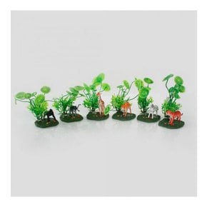 동물조화 6종셋트 1P 096B