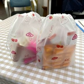 귀여운 토끼 캐릭터 EVA 소재 복조리형 미니 파우치 화장품 가방 잡화(WFP959D)