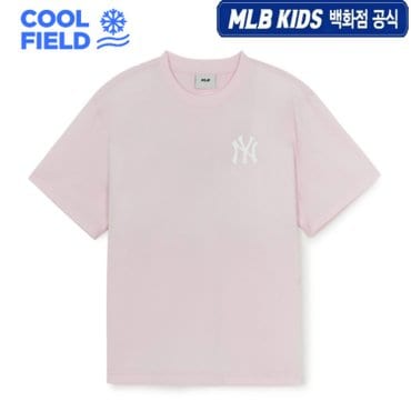 MLB키즈 [백화점 공식]25SS   스포티브 베이직 스몰로고 썸머 티셔츠  7ATSB3353-50PKL