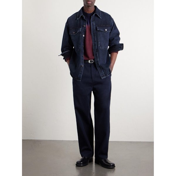 리키 와이드 코튼 트윌 팬츠 46376663163034836