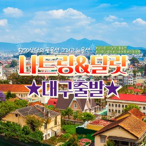 (롯데원tv) [대구X오후出3박5일] 270불 상당 풀옵션 나트랑/달랏 5일