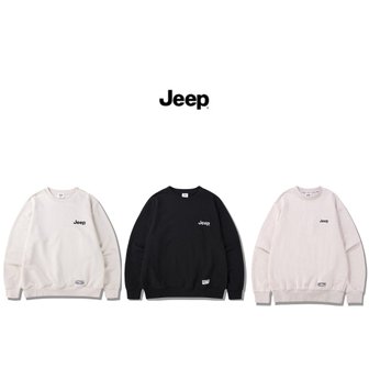 Jeep [여주점] 지프 남여공용 에센셜 스몰지프 맨투맨 JQ5TSU802