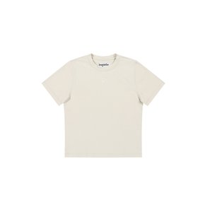 Embossed logo t-shirt (Beige)