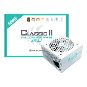 Classic II 풀체인지 600W 80PLUS 브론즈 ATX3.1 (화이트)