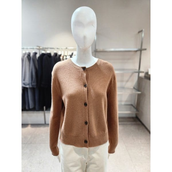 [여주점] [나이스클랍] 베이직핏 캐시미어 울 라운드넥 가디건 A254PWK951