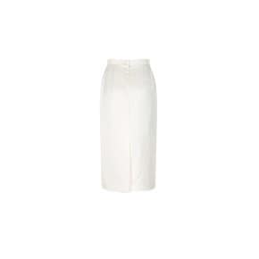 132097 Minimal Long Skirt-WH