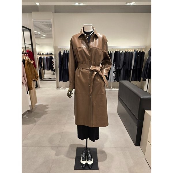 [파주점] 양가죽 롱 트렌치 코트 JS2B3LT501