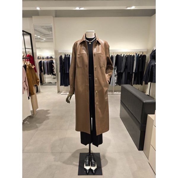 [파주점] 양가죽 롱 트렌치 코트 JS2B3LT501