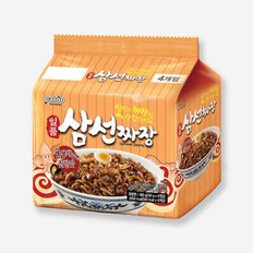 팔도 봉지 라면 일품 삼선짜장 120g 4입 멀티 1팩