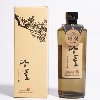  담솔 40도 500ml 리큐르 증류주 박흥선 명인(케이스포함)