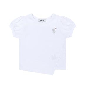 [여주점] 화이트 언발 티셔츠 (Q62DDT270)