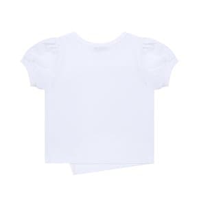 [여주점] 화이트 언발 티셔츠 (Q62DDT270)