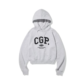 [CGP] (우먼) CGP 아치 로고 크롭 후디-멜란지그레이 (CBDWWTH0020)