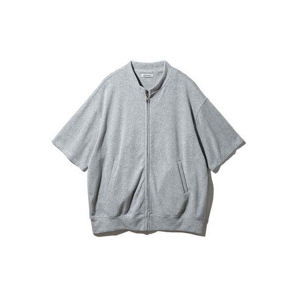 [DE LUXE] 무지 테리 반팔 집업 DLX4602 (4 COLOR)