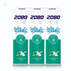 애경  2080 퓨어치약 클린민트향 120g*3입