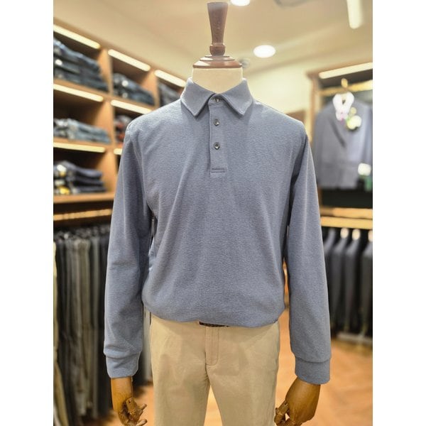 [여주점] 코오롱 브렌우드 남성 기모 솔리드 폴로넥 티셔츠 BRTAW25411BUX