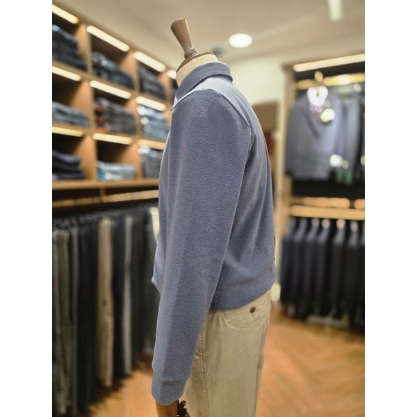 [여주점] 코오롱 브렌우드 남성 기모 솔리드 폴로넥 티셔츠 BRTAW25411BUX