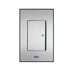 BELLO 벨로 실버 스위치 단로 1구