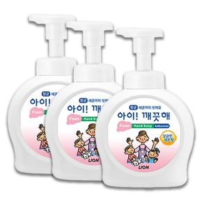 아이깨끗해 손세정제 레몬향 490ml 3개입