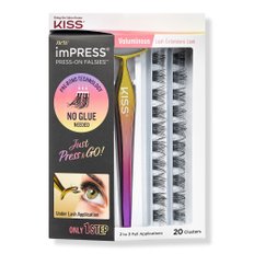 [해외직구] 키스  imPRESS  프레쉬온  속눈썹  클러스터  세트  -  볼륨