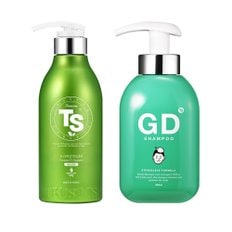 [다다익선 최대 5천원 할인] 프리미엄 TS 샴푸 500g+TS 지디샴푸(청소년 샴푸)400ml