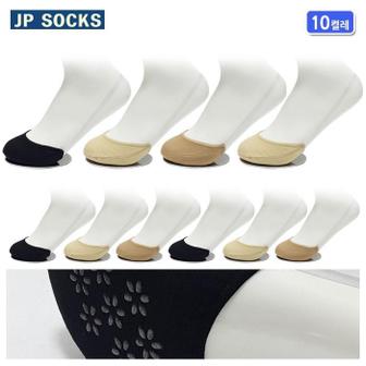 제이피통상 [JP SOCKS] 여성 반쪽 투명끈 샌달덧신 10켤레 (S5595851)