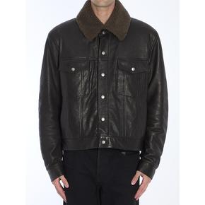 [해외배송] 24 F/W 생로랑 쇼츠 자켓 인 LAMBSKIN 801809YCRH21327 B0021419498