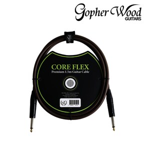 Core Flex 1.5m 프리미엄 일렉 베이스 기타케이블 기타잭