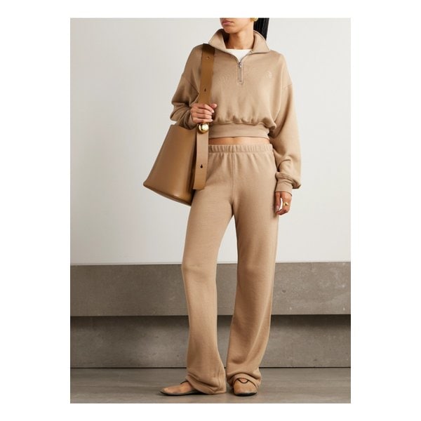 에턴 자수 코튼 모달 혼방 저지 스웨트팬츠 토프 46376663162904391