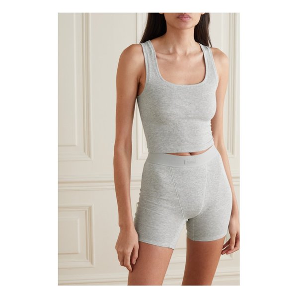 스킴스 코튼 컬렉션 크롭 골지 저지 탱크 라이트 헤더 11452292647010147