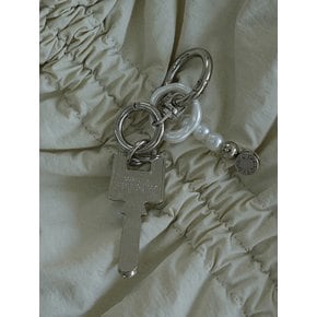 RING KEYRING IVORY 반지키링 아이보리