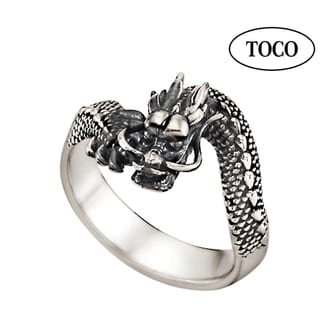 토코 925 Silver Dragon Ring