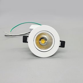 LED 3인치 MR16 직회전 COB 집중형 다운라이트 9W (일체형/KS인증)