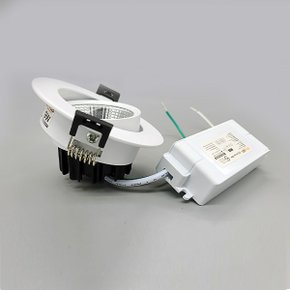 LED 3인치 MR16 직회전 COB 집중형 다운라이트 9W (일체형/KS인증)