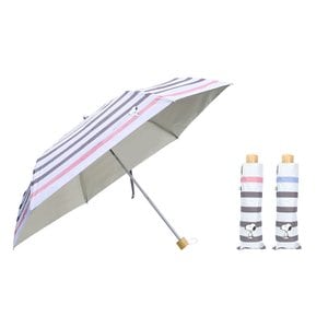 송월우산 스누피 3단스트라이프 양산 암막 우산 답례품