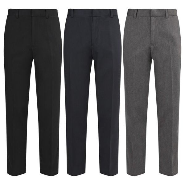 남자 겨울 약기모 사방스판 밴딩 슬랙스 LO-SLA-K71