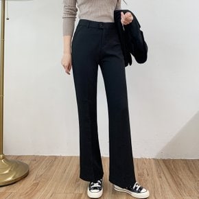 제이지컴퍼니 여성 날씬핏 부츠컷 롱기장 슬랙스
