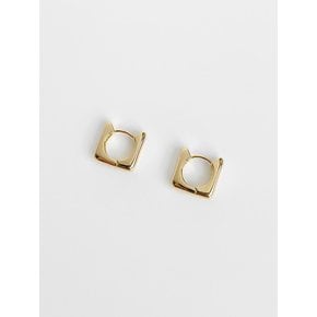 square one touch earrings 大 (2colors)